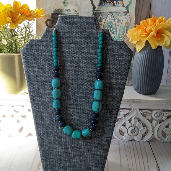Turquoise Style Boho Necklace - Picture 3 of 7
